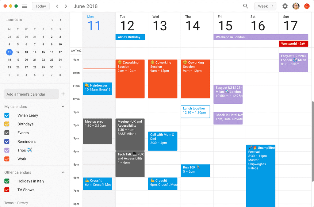 Boxy for Calendar app screenshot 0