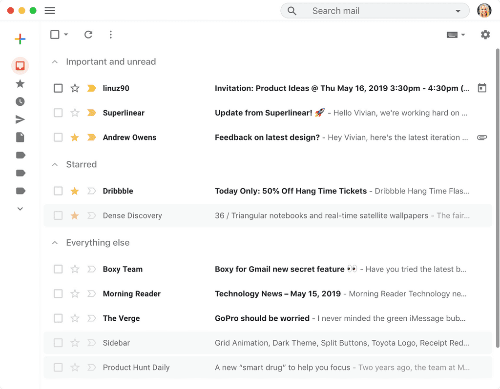 Boxy for Gmail app screenshot 10